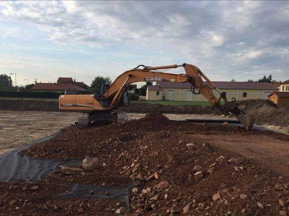 travaux de terrain