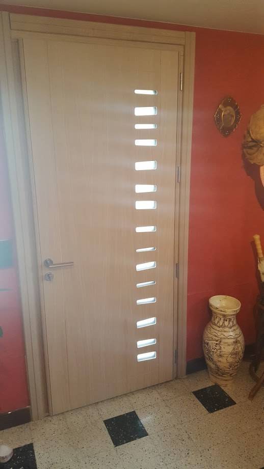 porte bois avec lumière