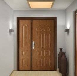 porte de palier en bois