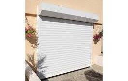 garage enroulé blanc
