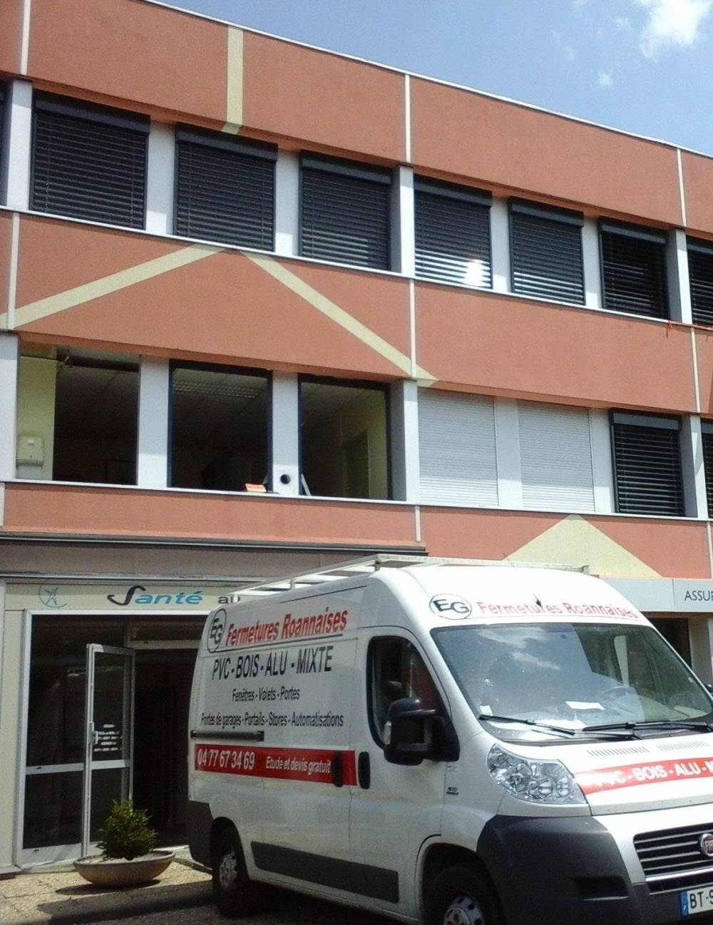 brise-soleil bâtiment