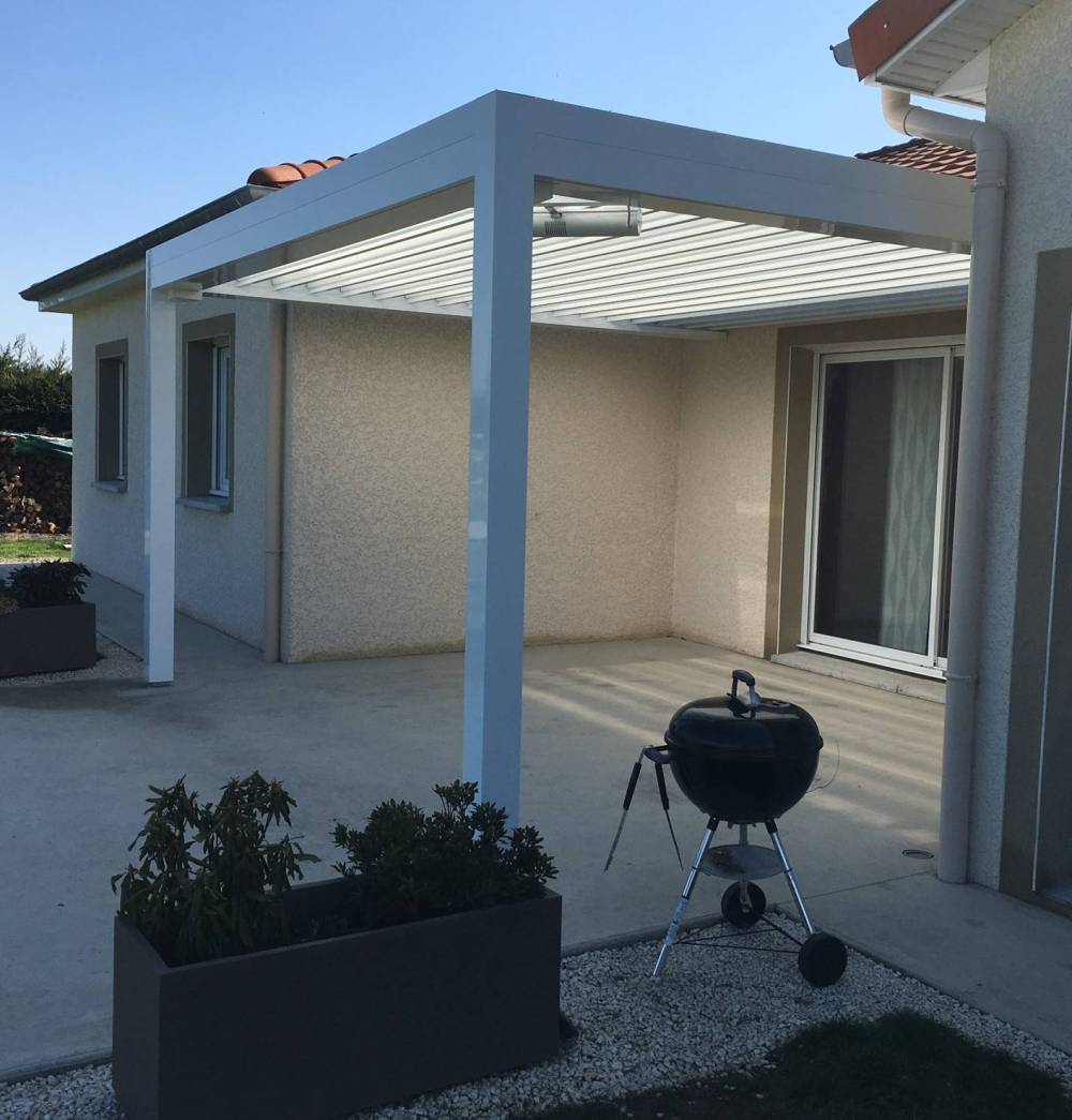 pergola avec peu de soleil