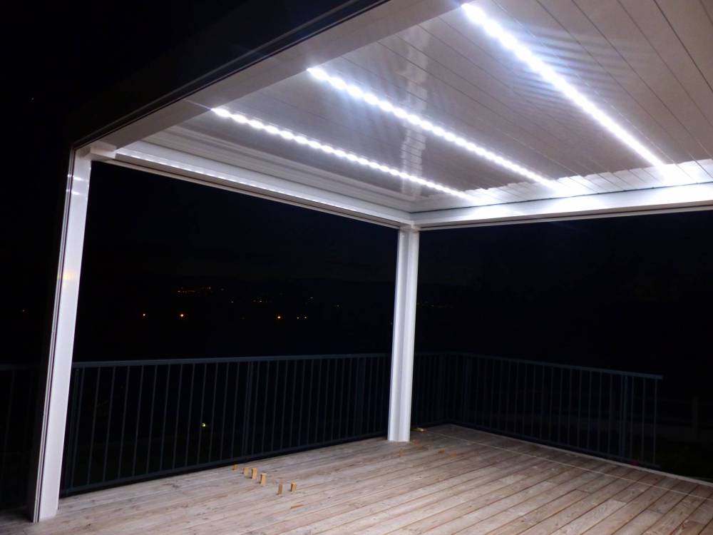 pergola de nuit